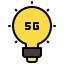 external bulb-5g-xnimrodx-lineal-color-xnimrodx icon
