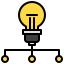 external bulb-digital-marketing-xnimrodx-lineal-color-xnimrodx icon