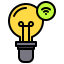 external bulb-intelligence-device-xnimrodx-lineal-color-xnimrodx icon