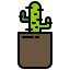 external cactus-stay-at-home-xnimrodx-lineal-color-xnimrodx icon