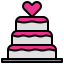 external cake-wedding-xnimrodx-lineal-color-xnimrodx icon