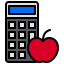 external calculator-fitness-and-diet-xnimrodx-lineal-color-xnimrodx icon