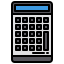 external calculator-office-xnimrodx-lineal-color-xnimrodx icon