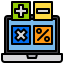 external calculator-software-and-application-xnimrodx-lineal-color-xnimrodx icon