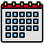 external calendar-calendar-xnimrodx-lineal-color-xnimrodx icon