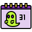 external calendar-halloween-xnimrodx-lineal-color-xnimrodx icon