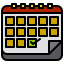 external calendar-seo-xnimrodx-lineal-color-xnimrodx icon