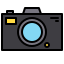 external camera-art-and-design-studio-xnimrodx-lineal-color-xnimrodx icon