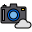 external camera-data-backup-xnimrodx-lineal-color-xnimrodx icon