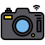 external camera-intelligence-device-xnimrodx-lineal-color-xnimrodx icon