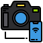 external camera-internet-of-things-xnimrodx-lineal-color-xnimrodx icon