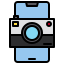 external camera-smartphone-application-xnimrodx-lineal-color-xnimrodx icon