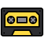 external cassette-music-xnimrodx-lineal-color-xnimrodx icon