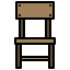 external chair-furniture-and-decoration-xnimrodx-lineal-color-xnimrodx icon