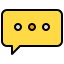 external chat-bubble-customer-service-xnimrodx-lineal-color-xnimrodx icon