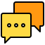 external chat-team-management-xnimrodx-lineal-color-xnimrodx icon