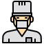 external chef-mask-avatar-xnimrodx-lineal-color-xnimrodx icon