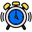 external clock-time-management-xnimrodx-lineal-color-xnimrodx icon