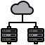external cloud-hosting-work-from-home-xnimrodx-lineal-color-xnimrodx icon