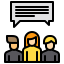 external conversation-leader-and-teamwork-xnimrodx-lineal-color-xnimrodx icon