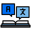 external dictionary-translation-and-language-xnimrodx-lineal-color-xnimrodx icon
