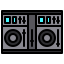 external dj-mixer-music-xnimrodx-lineal-color-xnimrodx icon