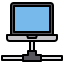 external laptop-data-backup-xnimrodx-lineal-color-xnimrodx icon