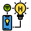 external light-control-internet-of-things-xnimrodx-lineal-color-xnimrodx icon