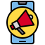 external megaphone-notification-alert-xnimrodx-lineal-color-xnimrodx-2 icon
