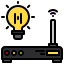 external modem-internet-of-things-xnimrodx-lineal-color-xnimrodx icon