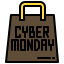 external shopping-bag-cyber-monday-xnimrodx-lineal-color-xnimrodx-3 icon
