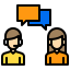 external talk-customer-service-xnimrodx-lineal-color-xnimrodx icon