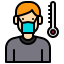 external thermometer-hospital-and-healthcare-xnimrodx-lineal-color-xnimrodx icon