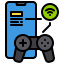 external video-game-internet-of-things-xnimrodx-lineal-color-xnimrodx-2 icon