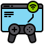 external video-game-internet-of-things-xnimrodx-lineal-color-xnimrodx icon