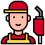 external worker-gas-station-xnimrodx-lineal-color-xnimrodx icon