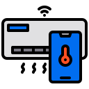 external air-conditioner-domotic-xnimrodx-lineal-color-xnimrodx icon