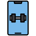 external application-fitness-and-gym-xnimrodx-lineal-color-xnimrodx icon