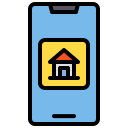 external application-rental-property-xnimrodx-lineal-color-xnimrodx icon