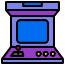 external arcade-game-game-xnimrodx-lineal-color-xnimrodx icon