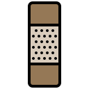 external bandage-hospital-and-healthcare-xnimrodx-lineal-color-xnimrodx icon
