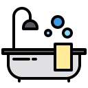 external bathing-stay-at-home-xnimrodx-lineal-color-xnimrodx icon