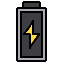 external battery-status-ui-and-ux-xnimrodx-lineal-color-xnimrodx icon