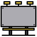 external billboard-town-xnimrodx-lineal-color-xnimrodx icon