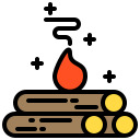 external bonfire-adventure-and-camping-xnimrodx-lineal-color-xnimrodx icon