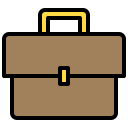 external briefcase-team-management-xnimrodx-lineal-color-xnimrodx icon