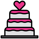 external cake-wedding-xnimrodx-lineal-color-xnimrodx icon