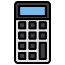 external calculator-school-xnimrodx-lineal-color-xnimrodx icon