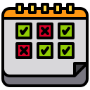 external calendar-communication-xnimrodx-lineal-color-xnimrodx icon