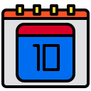 external calendar-project-management-xnimrodx-lineal-color-xnimrodx icon